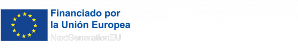 Logotip de Finançat per la Unió Europea i Logotip de Pla de Recuperació Transformació i Resiliència