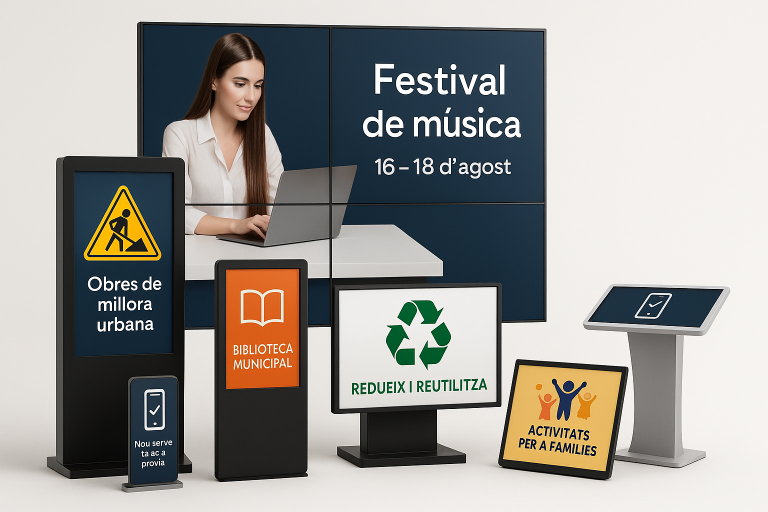 Gestió de Contingut per a Pantalles Municipals