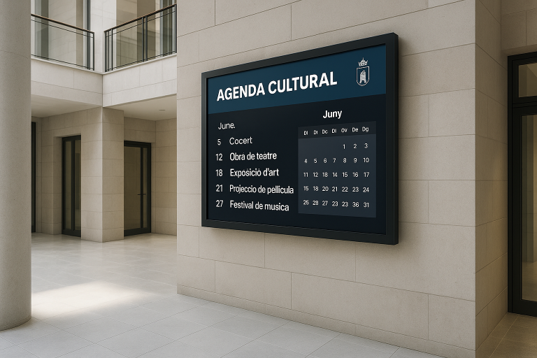 Gestió de Contingut per a Pantalles Municipals