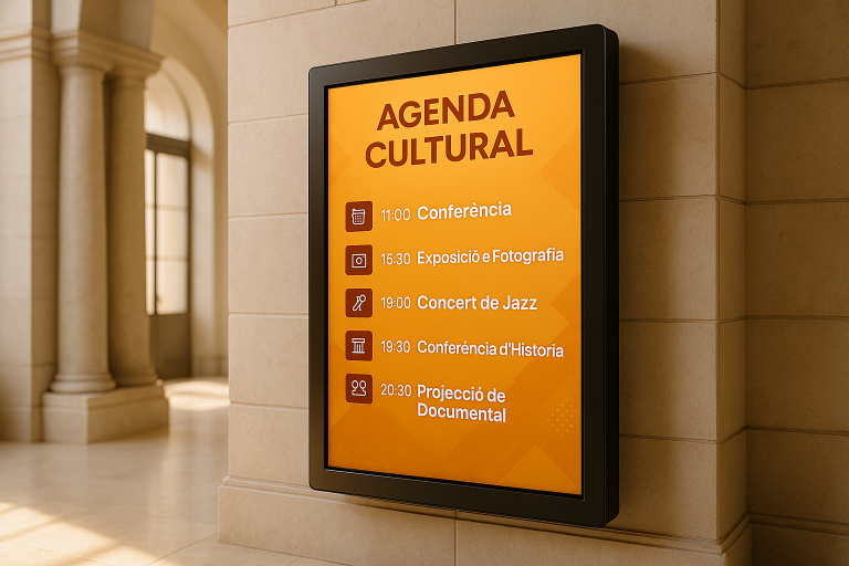 Instal·lació i Gestió de Pantalles Digitals per a Ajuntaments
