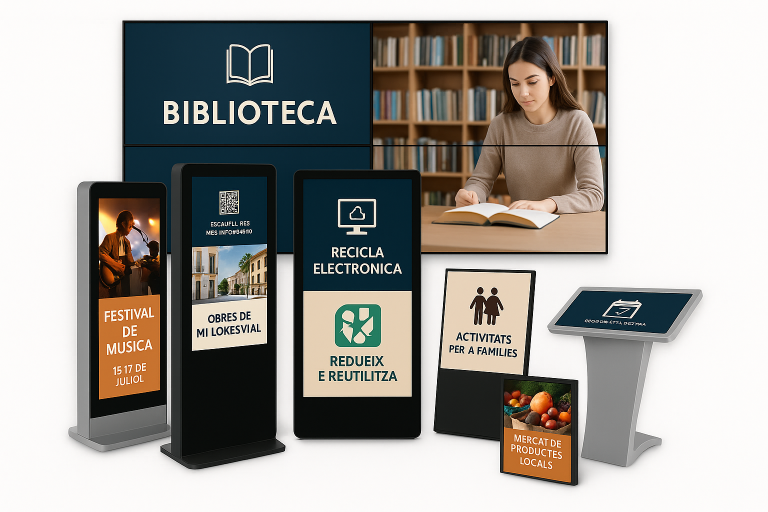 Gestió de Contingut per a Pantalles Municipals